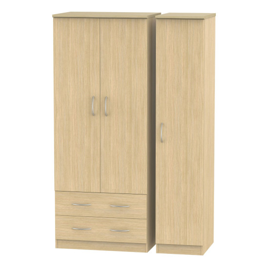 Avondale 3 Door 2 Drawer Wardrobe